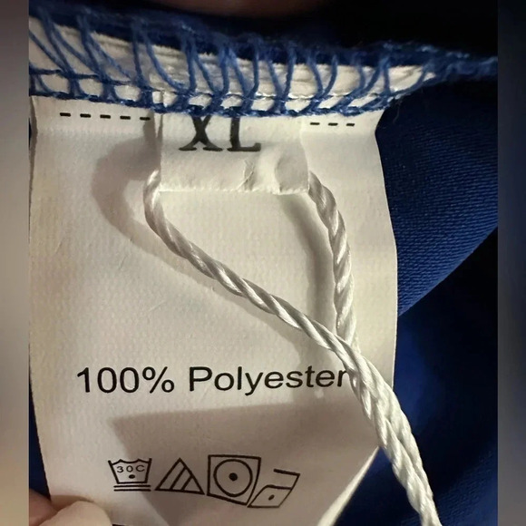 Laishen blue asymmetrical one shoulder dress NWT - Picture 4 of 5